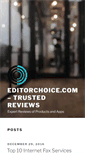 Mobile Screenshot of editorchoice.com